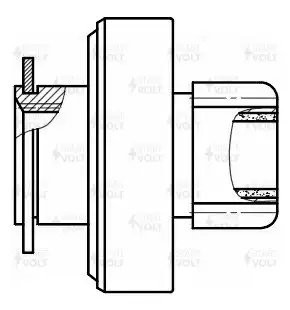 Привод стартера (бендикс) для а/м Daewoo Matiz (98-) 0.8i/Chevrolet Aveo (02-) 1 VCS0503 START VOLT