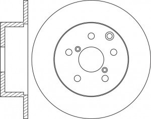 Диск тормозной SUBARU Forester 2012 - / Impreza 2012 - RN1659 RN1659 NIBK