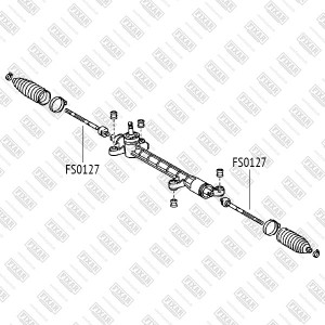 Тяга рулевая левая/правая TOYOTA Corolla/Runx 01- FS0127 FS0127 FIXAR