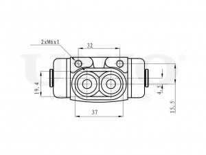 Цилиндр тормозной колесный BRC-20507 UNIO
