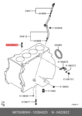 фильтр маслянного клапана!\ Mitsubishi Outlander 21 1028A025 MITSUBISHI