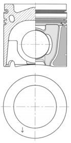 Поршнекомплект Volvo FH13 D13A400/440 41088960 KOLBENSCHMIDT
