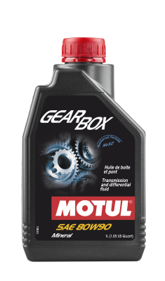 Масло трансмиссионное GEARBOX 80W90 мин.1л мех. MOTUL 105787 MOTUL