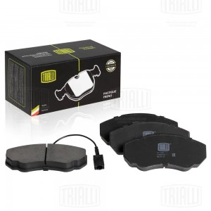 Колодки торм. Fiat Ducato (02-) диск. перед. 140x66 (в компл. с датчиком) (PF 16 PF 1608 TRIALLI