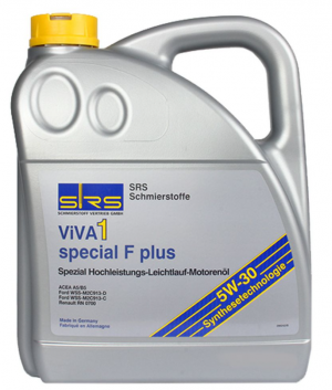Масло моторное SRS VIVA 1 SPECIAL F PLUS 5W30 синт.5л 4033885001400 SRS