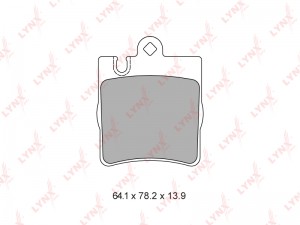 Колодки тормозные задние подходит для MB E-Class (W210) 2.0-4.3 95-02 BD-5321 BD-5321 LYNXAUTO