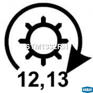 Стартер RENAULT Duster (11-) KRAUF STM1332RN KRAUF