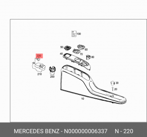 болт М6 N 000000 006337 MERCEDES BENZ
