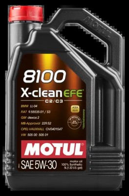 Масло моторное MOTUL 8100 X-CLEAN EFE 5W30 синт.5л 109471 MOTUL