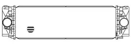 Радиатор интеркулера для а/м Mercedes Sprinter (06-)/VW Crafter (06-) LRIC1504 LRIC1504 LUZAR