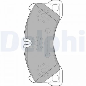 LP2117 колодки дисковые п.\ VW Touareg 3.2-3.6i/3.0-5.0TDi 05>, Cayenne 4.5-4.8i LP2117 DELPHI