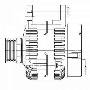 Генератор для а/м VAG Passat B3/B4 (88-) 1.8i/2.0i/Golf III (91-) 1.6i/1.8i 70A  LG1849 START VOLT