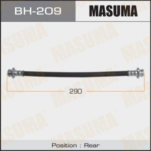 шланг тормозной задний!\ Nissan Sunny all 86-95 BH-209 MASUMA