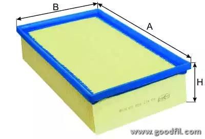 Фильтр воздушный AG437 AG 437 GOODWILL
