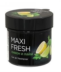 Ароматизатор на панель приборов гелевый (лайм и лимон) 100г MAXI FRESH CMF115 MAXI FRESH