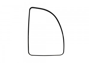 стекло зеркала правого! с кроншт. выпукл.\ Citroen Jumper/Fiat Ducato/Peugeot Bo 6402921 ALKAR