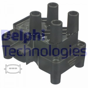Катушка зажигания FORD Focus 1,Mondeo (1.6/1.8/2.0) DELPHI CE2004412B1 DELPHI