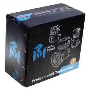 Компрессор МАЗ,БЕЛАЗ,К-700 дв.ТМЗ,ЯМЗ (1 цилиндровый) жид. охлаж. 380л/мин. MEGA 35027005 MEGA POWER