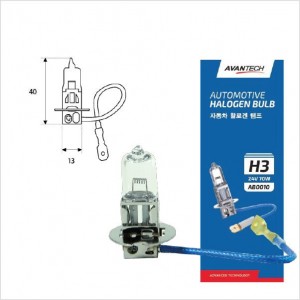 Лампа головного света Avantech H3 24V 70W AB0010 AVANTECH
