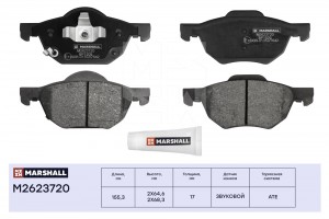 Торм. колодки дисковые передн. Honda Accord VII 03- M2623720 M2623720 MARSHALL
