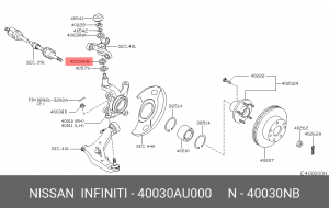 PRIMERA P12E (2002>) 40030AU000 NISSAN
