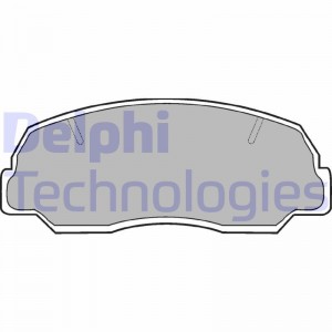 Колодки передние FORD FOCUS II, MAZDA 3 (BK,BL) LP1869 LP1869 DELPHI