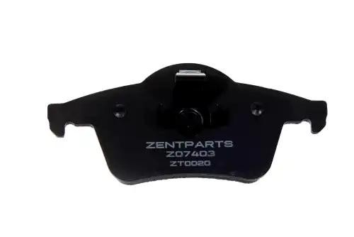 колодки дисковые задние! Volvo S80 98>/S60/V70 00>/C70 97-00/XC70 2.5D5 02> Z07403 ZENTPARTS