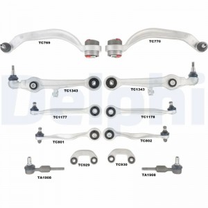 Рычаг подвески VW Passat B5 AUDI A4,A6,A8 передней нижний задний правый DELPHI TC1900KIT DELPHI