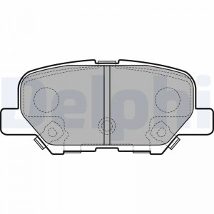 LP2501 колодки диск. задн.! с антискр. пластинами\ Mazda 6, Mitsubishi Outlander LP2501 DELPHI