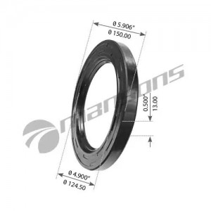 Сальник MAN ступицы передней (125x150x13мм) MANSONS GR318 MANSONS