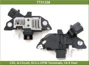 Реле регулятор TOYOTA Avensis (03-08) напряжения генератора TESLA TECHNICS TT31338 TESLA TECHNICS