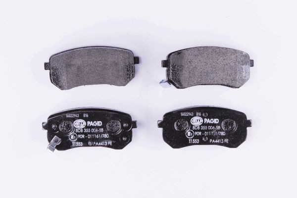 Колодки тормозные дисковые 8DB355006-581 8DB 355 006-581 HELLA
