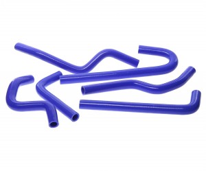 Патрубок ГАЗ-33104 Валдай дв.CUMMINS отопителя комплект 6шт. синий силикон MEGAP 81013009 MEGA POWER