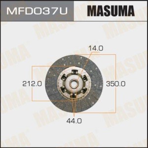 диск сцепления!\ Mitsubishi MFD037U MASUMA