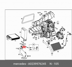Mercedes Benz W213 E-Klasse 2016> A0239976245 MERCEDES BENZ