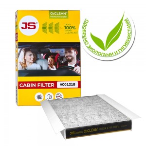 Фильтр салонный O2CLEAN PEUGEOT 308 07-/307 02-,CITROEN C4 09-, AC0121B AC0121B JS ASAKASHI