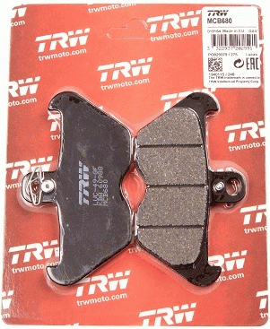 Колодки дисковые MCB680 MCB680 TRW LUCAS