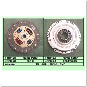 Диск сцепления SSANGYONG Musso (93-) (662N) OE 3010005101 SSANG YONG