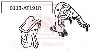 Опора двигателя 0113AT191R 0113-AT191R ASVA