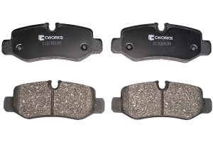 Тормозные колодки задние, Low Metallic C12CR0180 C12CR0180 CWORKS
