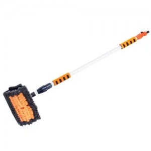 Щетка для мойки автомобиля телескопическая 105-168см под шланг АВТОСТОП AB1964 AVTOSTOP