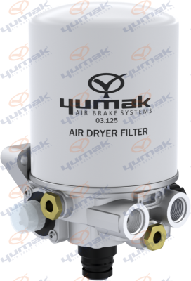 Кран влагоотделитель 12,5 bar с подогревом аналог WABCO № 4324100340 0303057 YUMAK