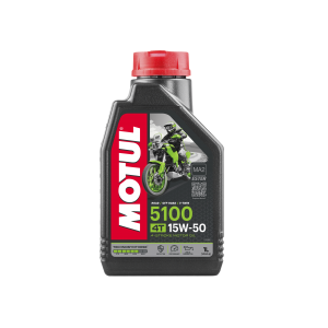 Масло моторное для 4-х тактных двигателей MOTUL 5100 ESTER 4T 15W50 п/синт.1л 104080 MOTUL