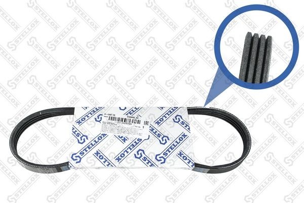 ремень поликлиновой! 4PK665 \ Fiat Punto 1.2 8V 99>/Palio 1.2 8V 97-00/Panda 1.1 04-00665-SX STELLOX