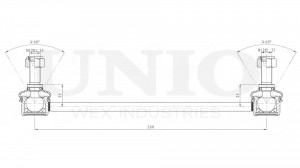 Стойка стабилизатора передняя SSP-50033 UNIO