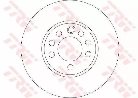 Диск тормозной передний OPEL VECTRA C, SAAB 9-3 (285мм) DF4293 DF4293 TRW