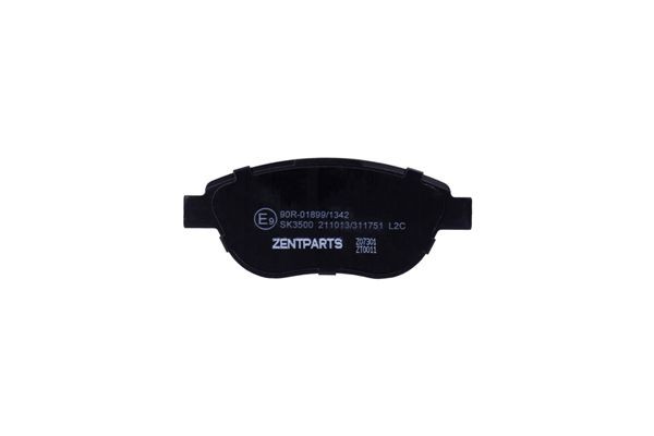колодки дисковые передние! Fiat Idea/Doblo, Citroen Berlingo/C3/Xsara 1.4i/1.3D- Z07301 ZENTPARTS