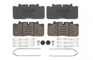 колодки тормозные! с р/к\ DAF DB2908882 DANBLOCK