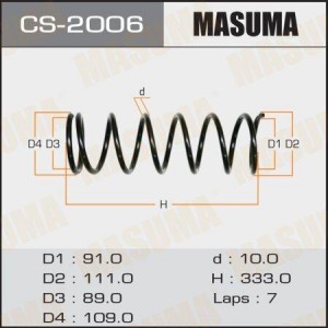 пружина зад.!\ Nissan March K11 1.0 CG1 99-02 CS-2006 MASUMA