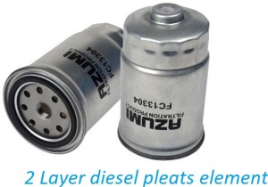 Фильтр топливный HYUNDAI SANTA FE 2.0D 00-06, KIA BONGO 04-17 FC13304 FC13304 AZUMI